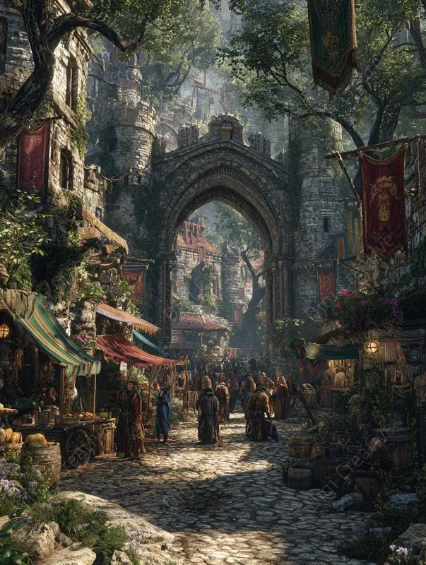 Immersive Epic Fantasy Scenes