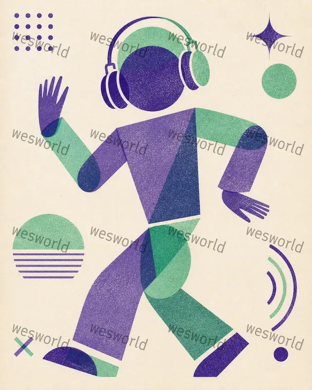Retro Editorial Illustration Inkpresses