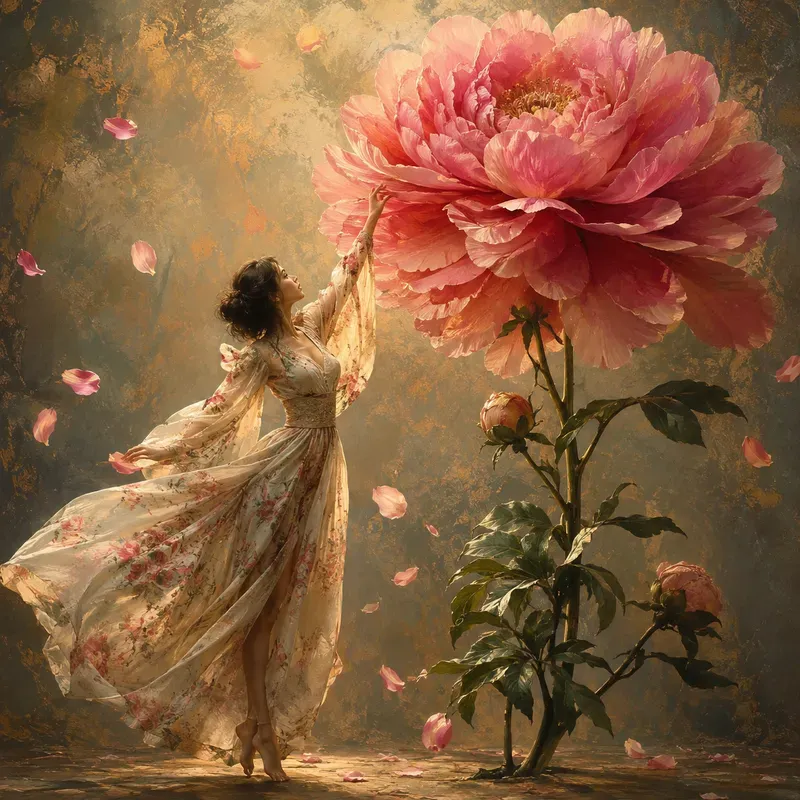 Reaching For Petal Skies