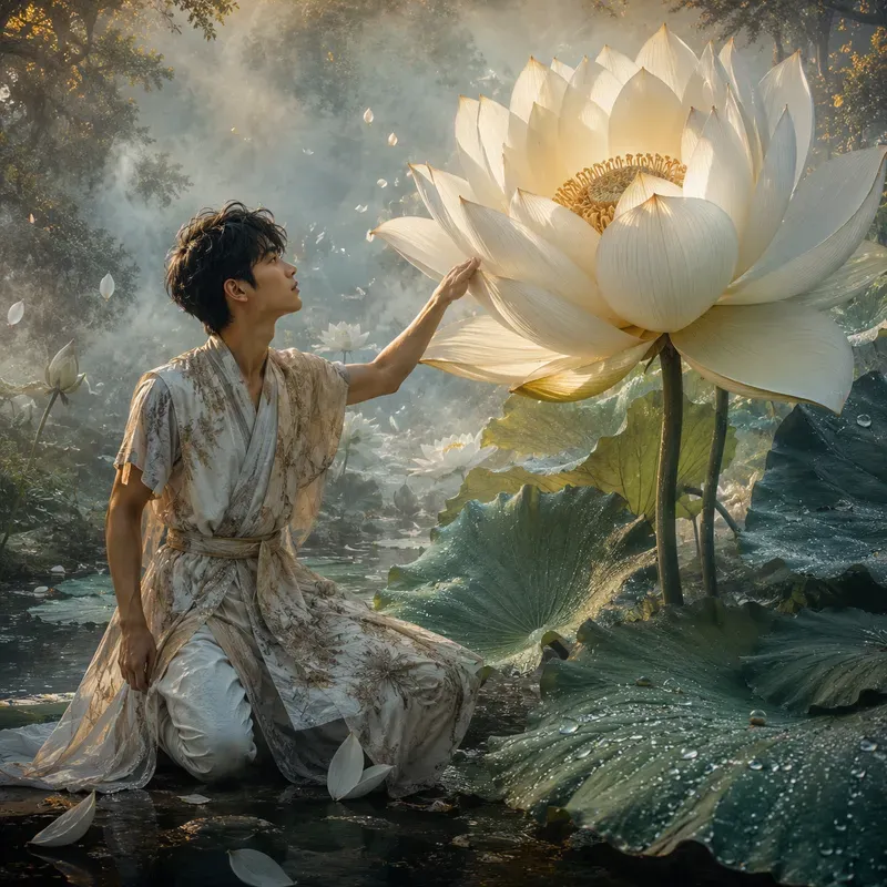 Reaching For Petal Skies