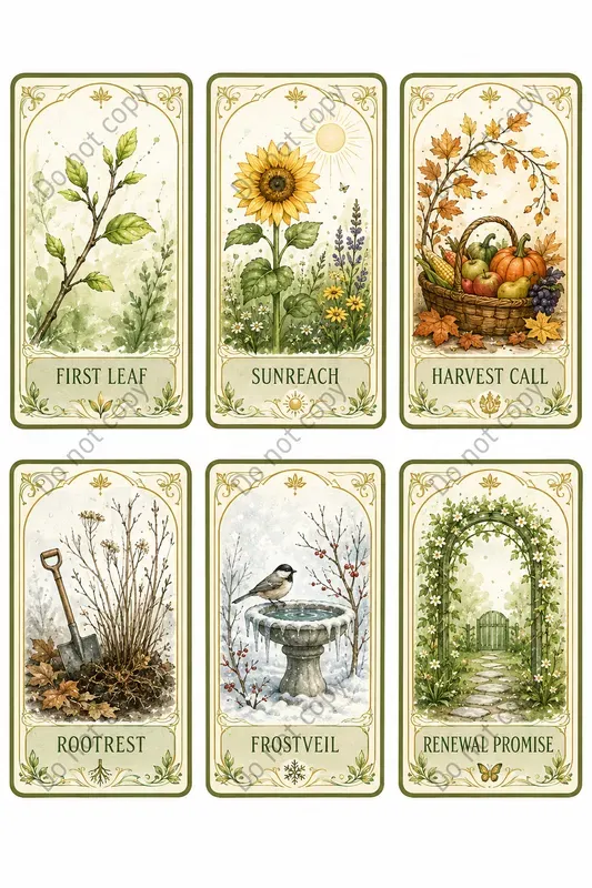 Oracle Deck Card Sheets