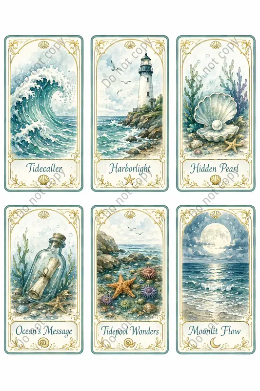 Oracle Deck Card Sheets