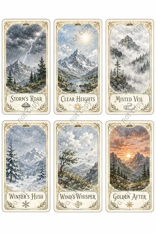Oracle Deck Card Sheets