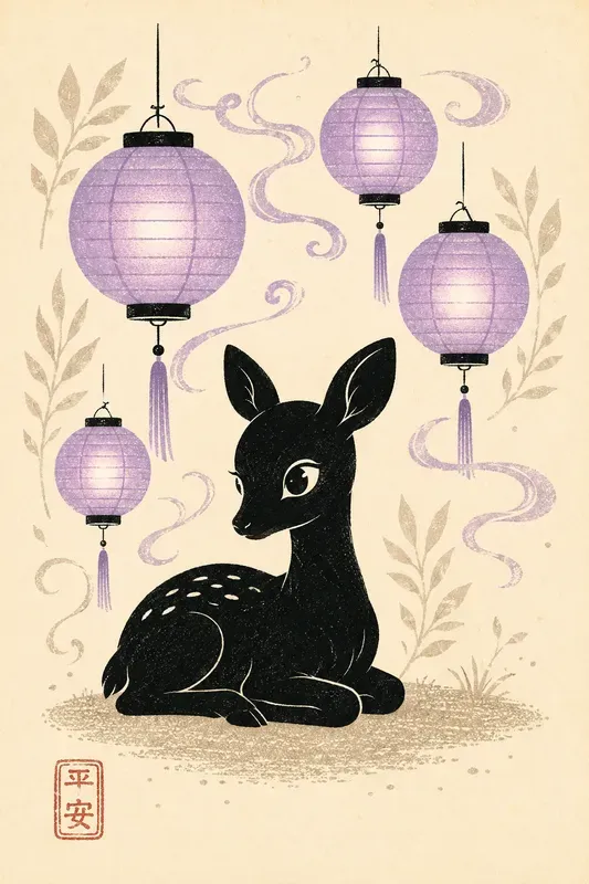 Retro Minimalist Animal Screen Prints