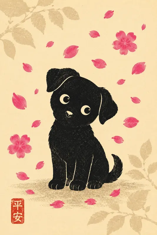 Retro Minimalist Animal Screen Prints