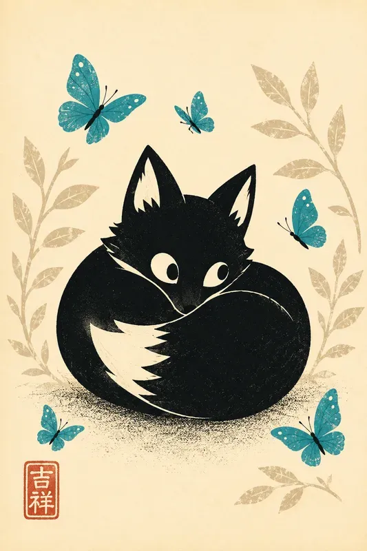 Retro Minimalist Animal Screen Prints