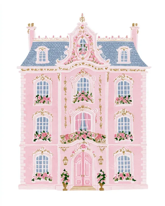 Pink Rococo Halloween Clipart Vol 2
