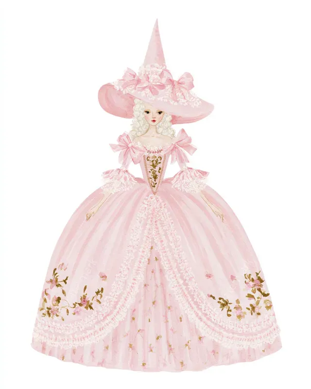 Pink Rococo Halloween Clipart Vol 2