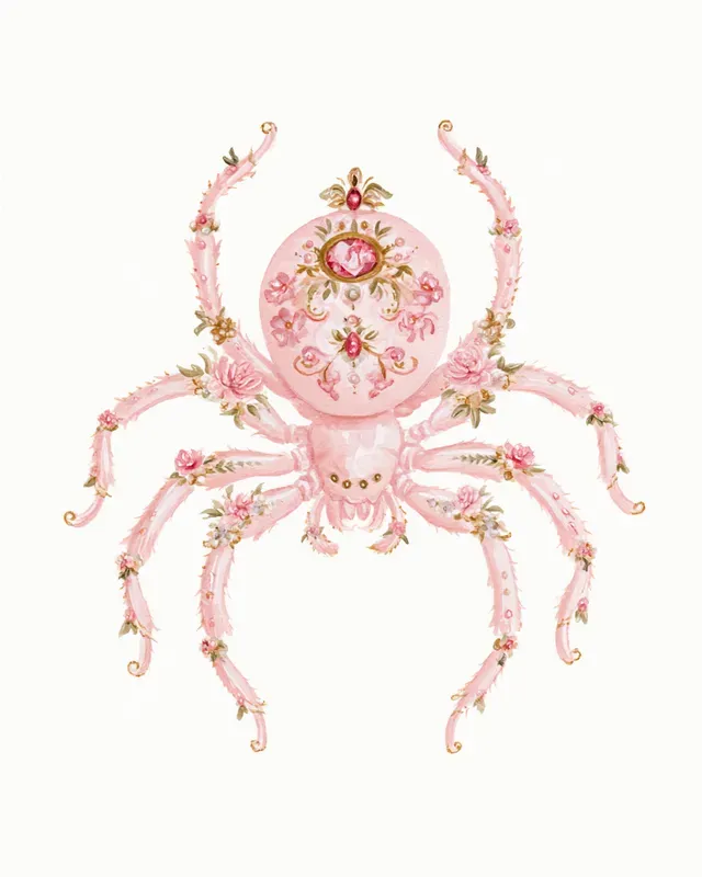 Pink Rococo Halloween Clipart Vol 2