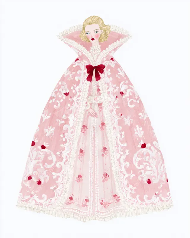 Pink Rococo Halloween Clipart Vol 2