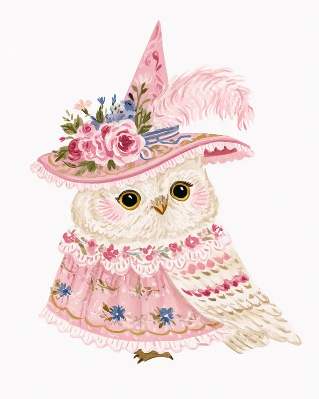 Pink Rococo Halloween Clipart Vol 2