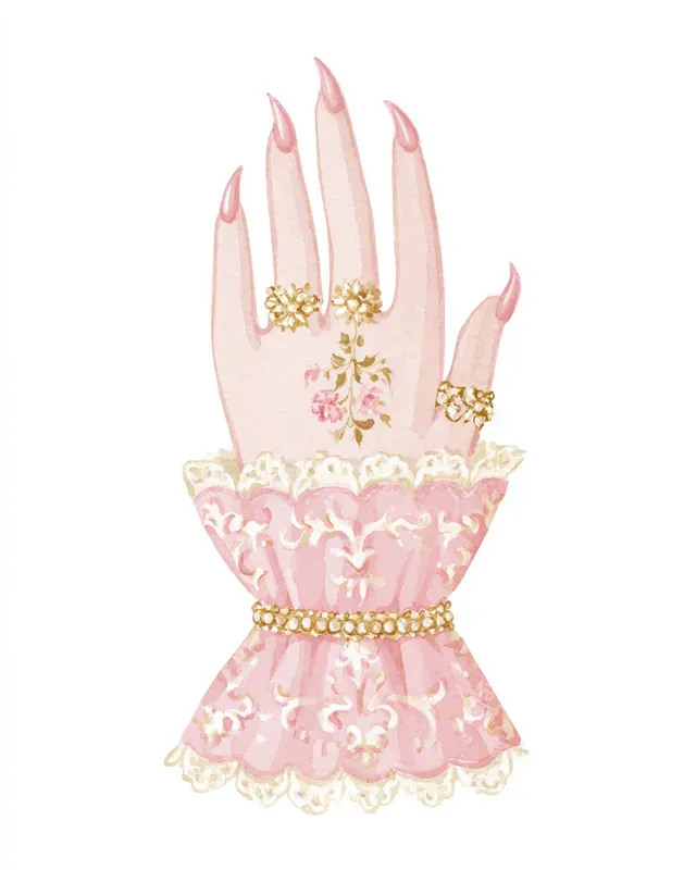Pink Rococo Halloween Clipart Vol 2