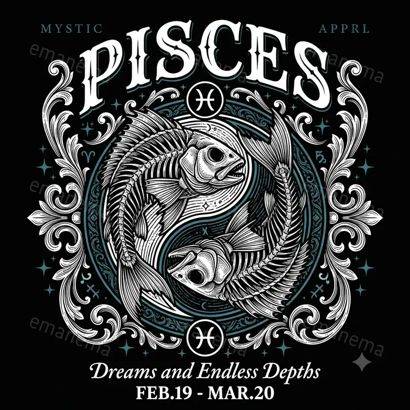 Vintage Occult Zodiac Sign Tshirts