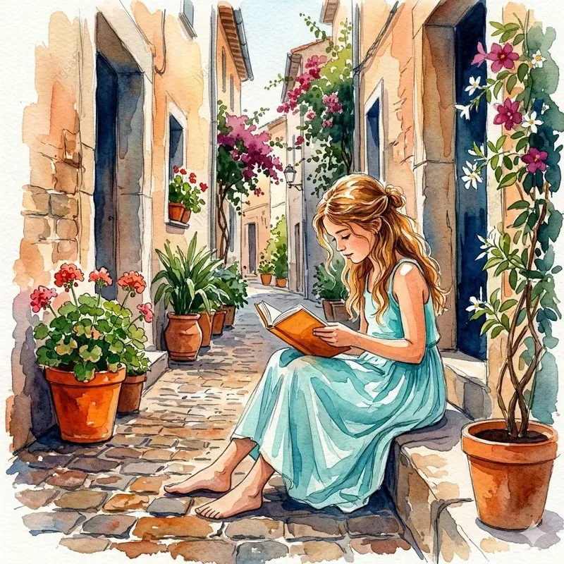 Vibrant Watercolor Travel Sketches