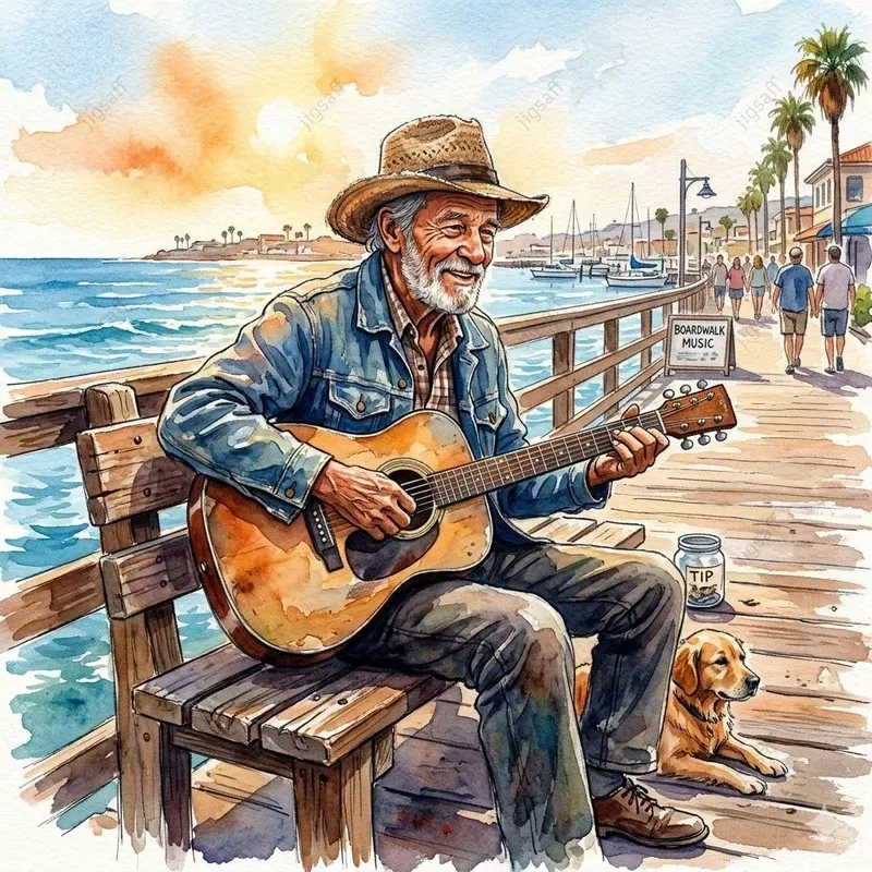 Vibrant Watercolor Travel Sketches