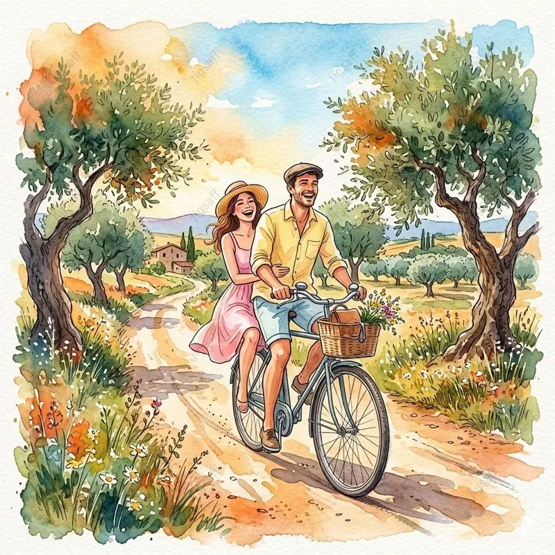 Vibrant Watercolor Travel Sketches