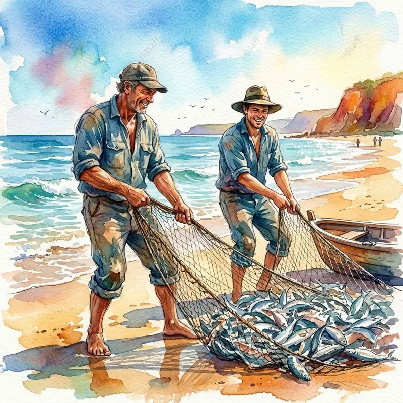 Vibrant Watercolor Travel Sketches