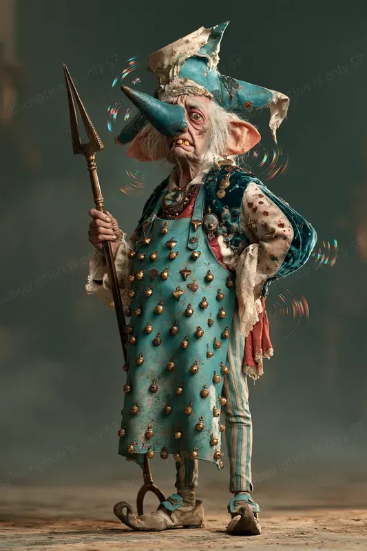 Psychedelic Grotesque Characters