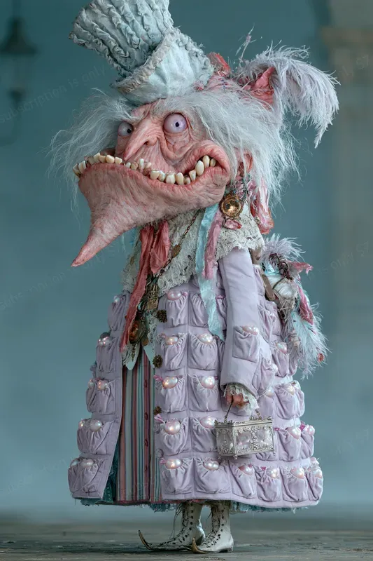 Psychedelic Grotesque Characters