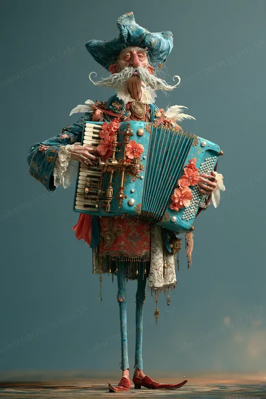 Psychedelic Grotesque Characters