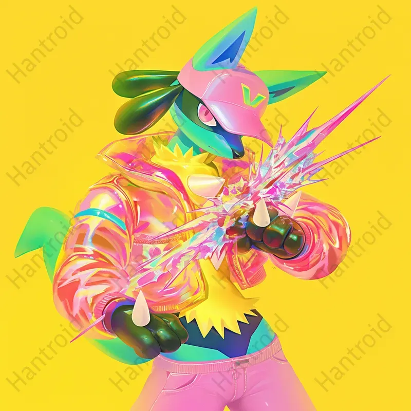 Dynamic Fantasy Pokemon Art