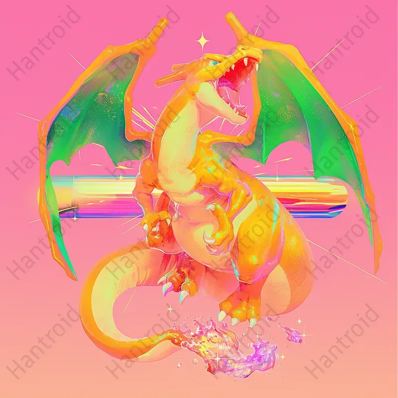 Dynamic Fantasy Pokemon Art