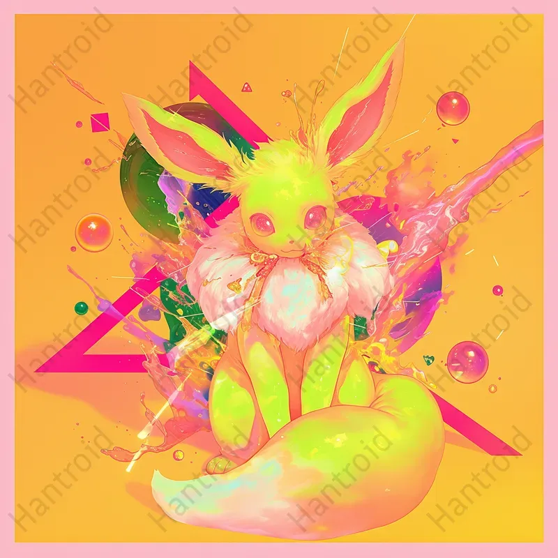 Dynamic Fantasy Pokemon Art