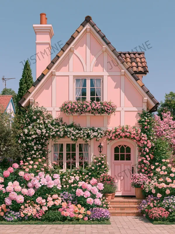 Mediterranean Villas Paradise Wall Art