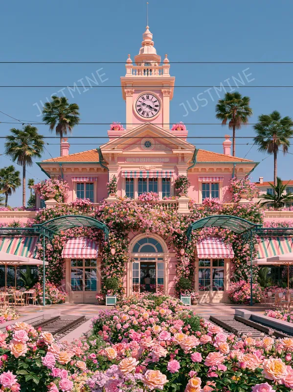 Mediterranean Villas Paradise Wall Art