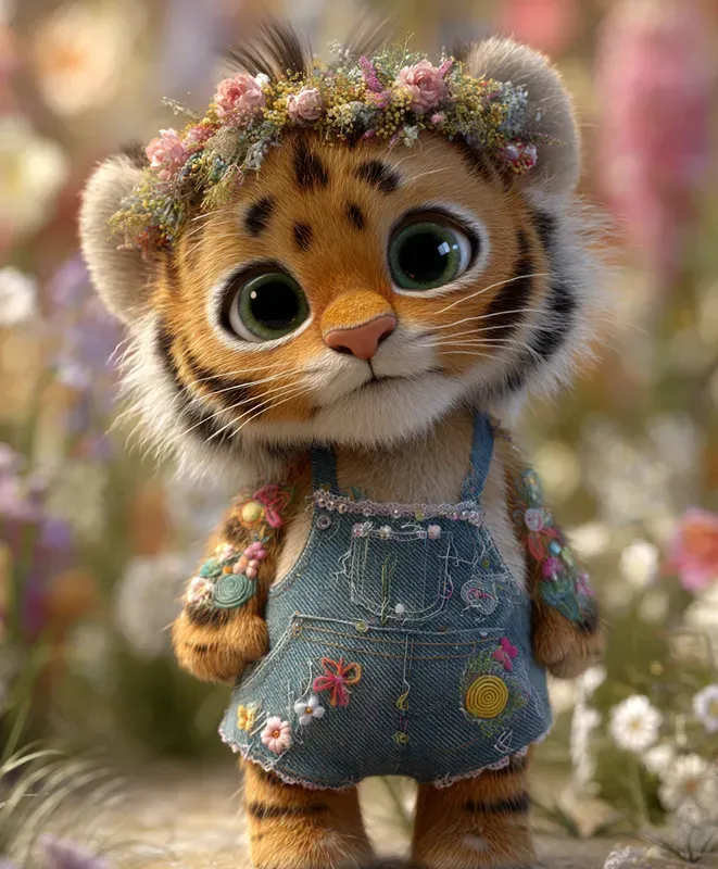 Whimsical Springtime Character Portraits