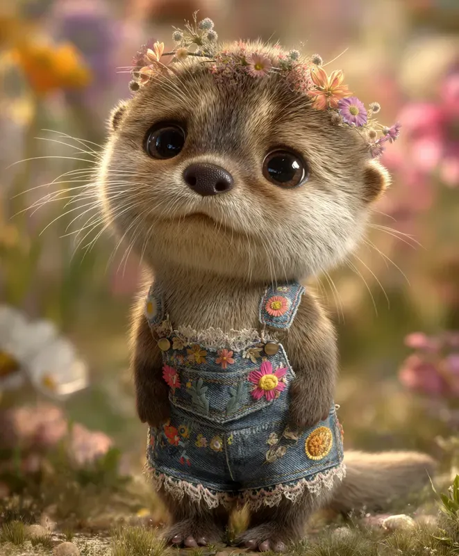 Whimsical Springtime Character Portraits