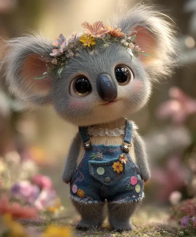 Whimsical Springtime Character Portraits