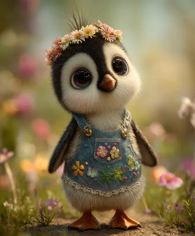 Whimsical Springtime Character Portraits