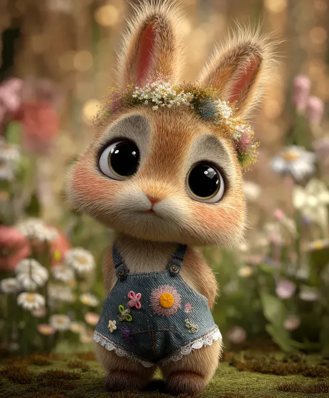 Whimsical Springtime Character Portraits