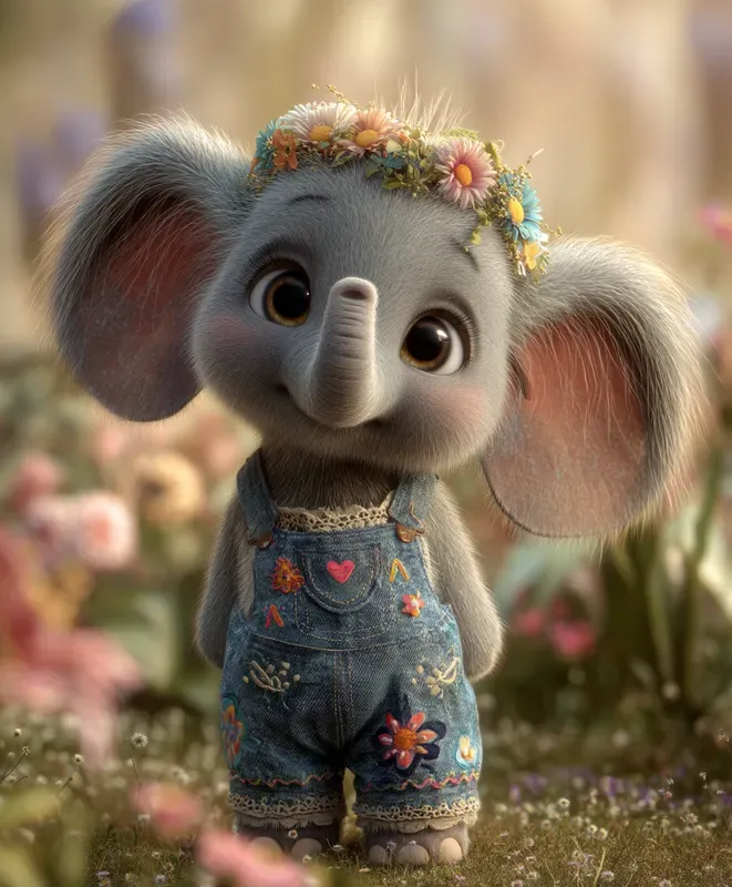 Whimsical Springtime Character Portraits