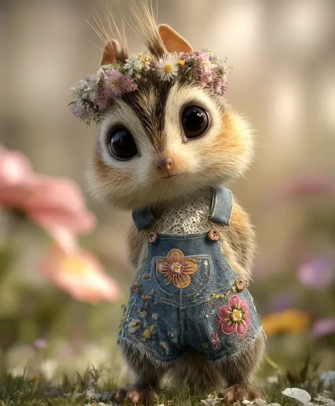 Whimsical Springtime Character Portraits