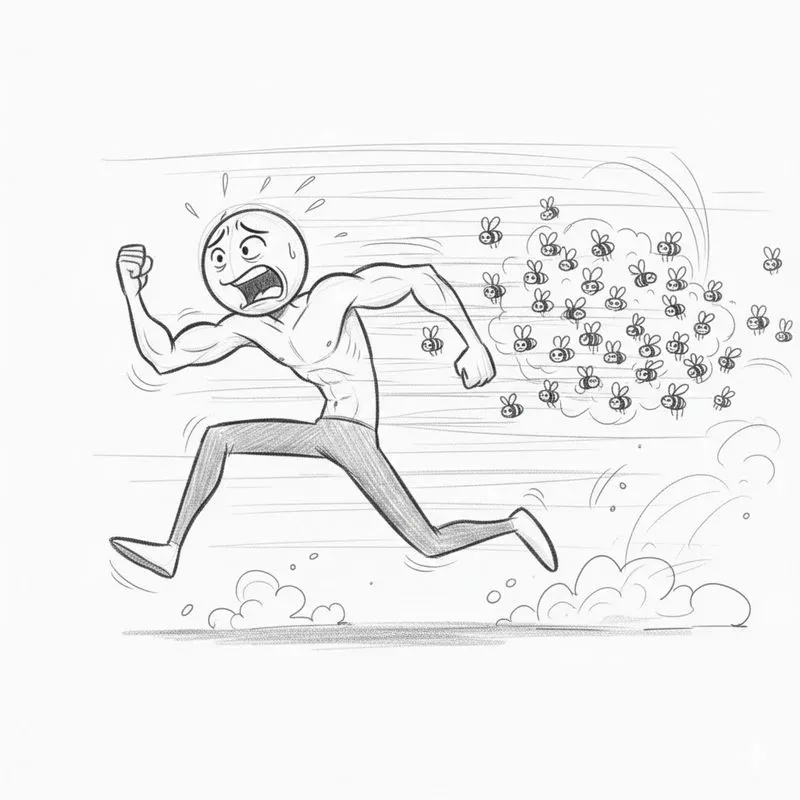 Funny Stickman Action Sketch Generator