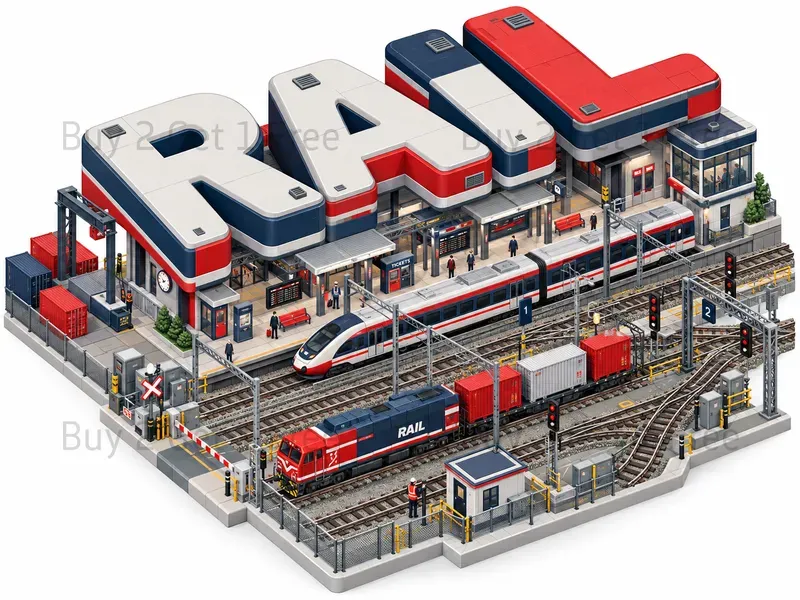3D Isometric Typography Dioramas