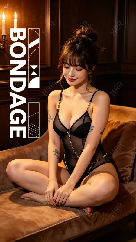 Bondage Lingerie Photoreal Woman