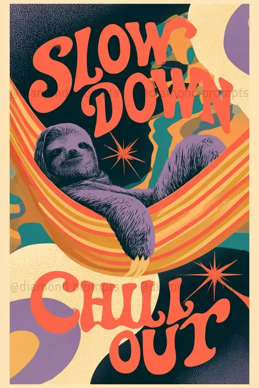 Cheeky Animal Retro Posters