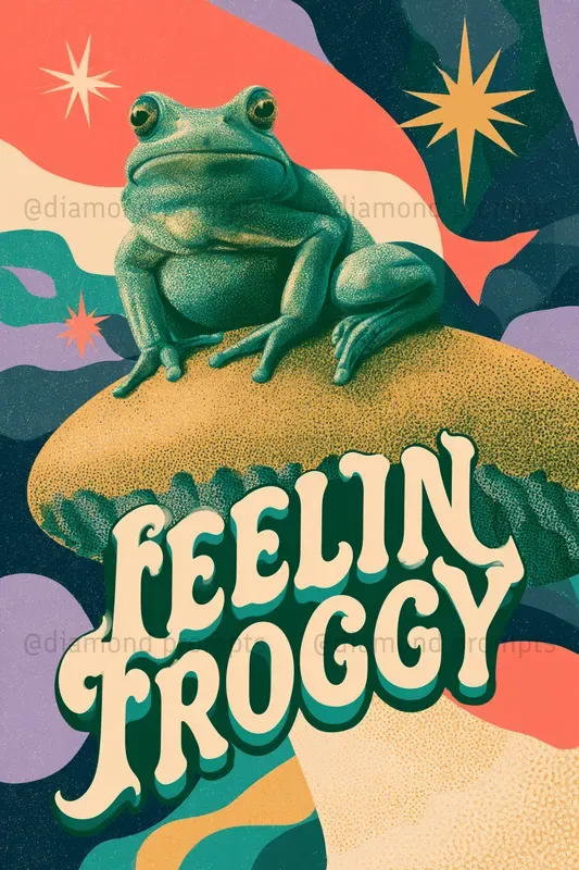 Cheeky Animal Retro Posters