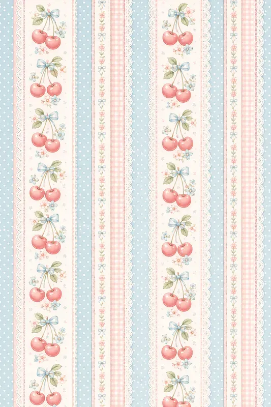 Cottagecore Stripe Seamless Patterns