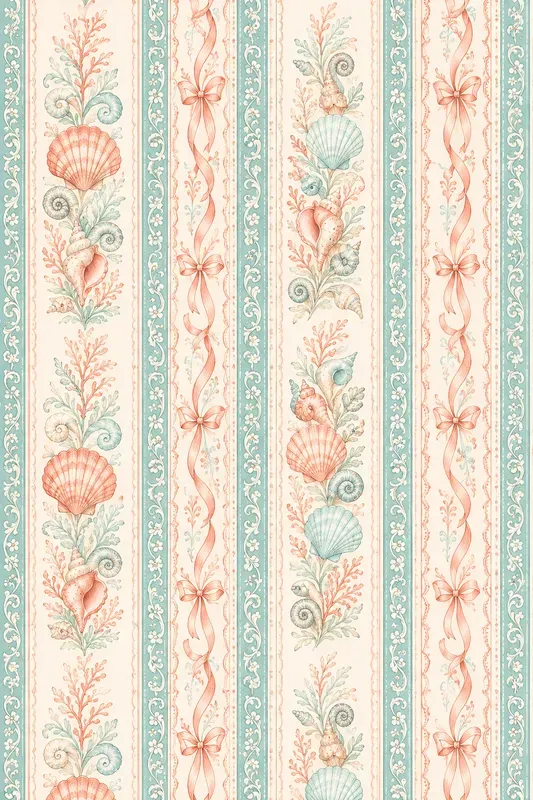 Cottagecore Stripe Seamless Patterns