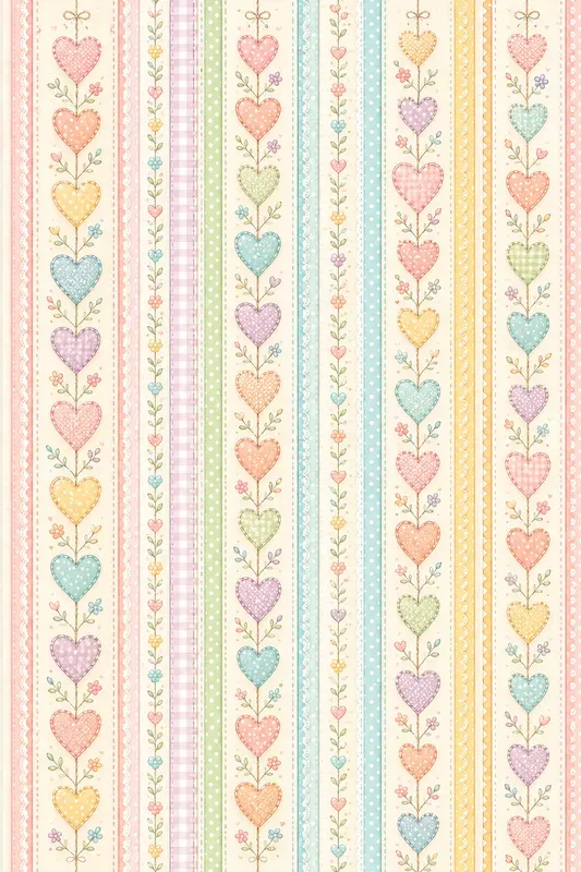 Cottagecore Stripe Seamless Patterns