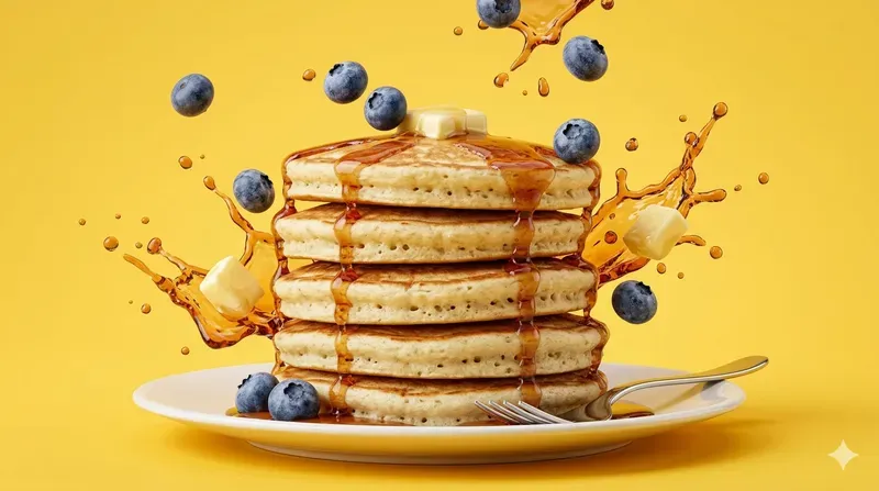 Floating Ingredients Food Photography