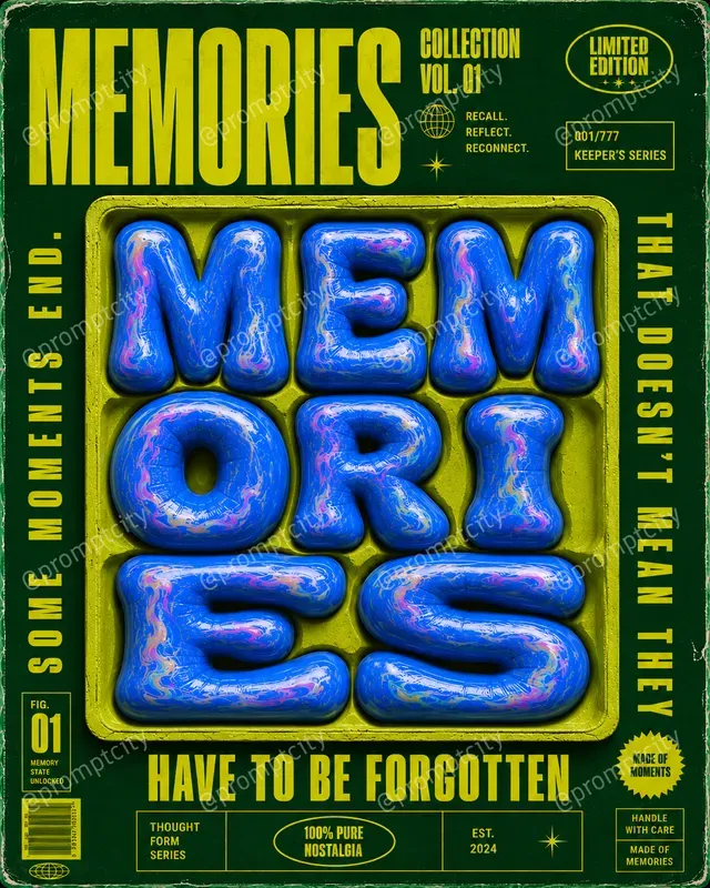 Molded Typography Surrealism