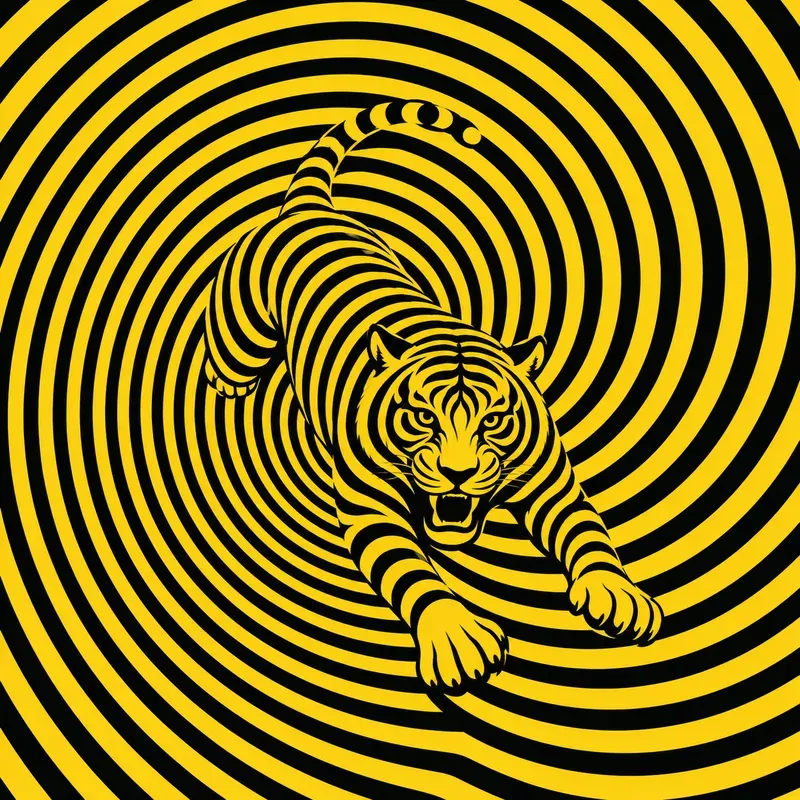 Spiral Optical Illusion Posters