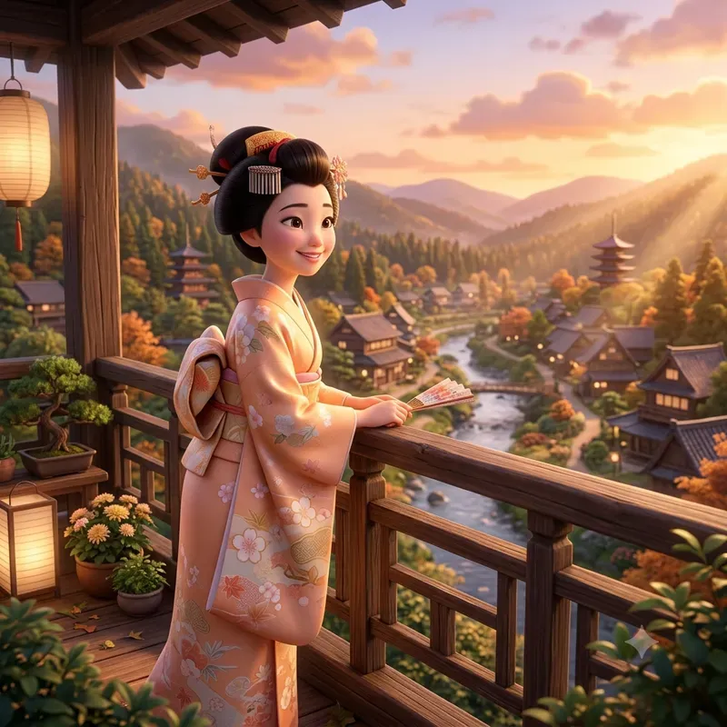 Cute Japanese Kimono Girl Collections