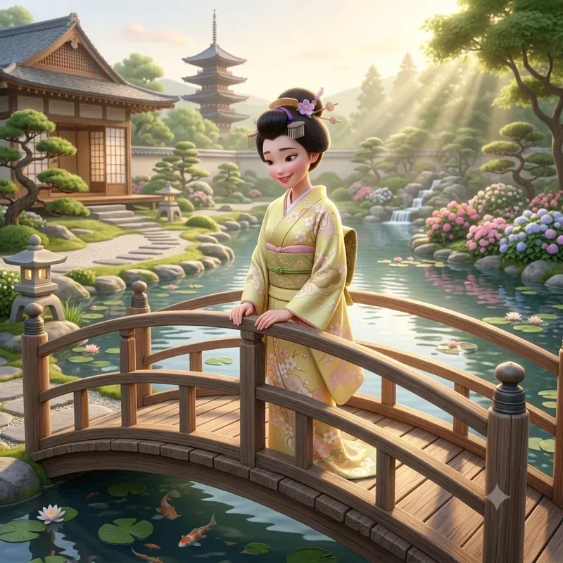 Cute Japanese Kimono Girl Collections