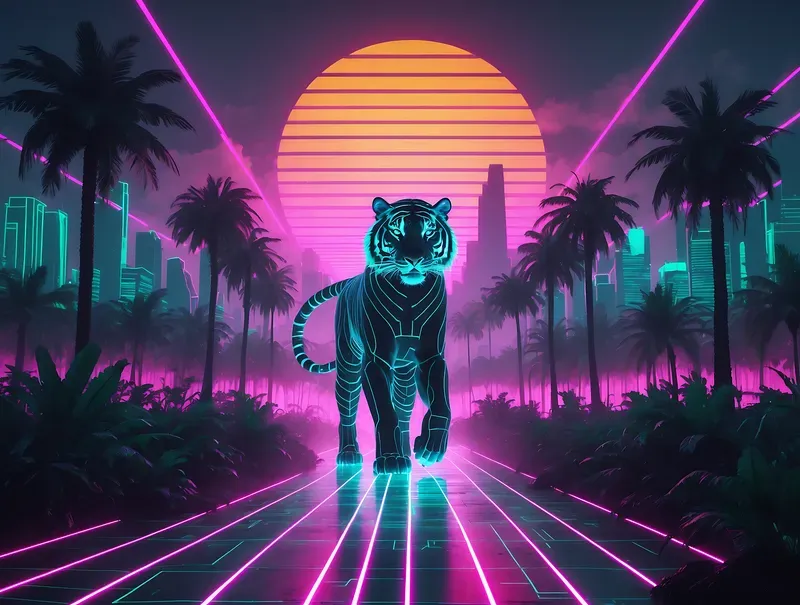 Ultimate 80s Synthwave Phoenix Engines